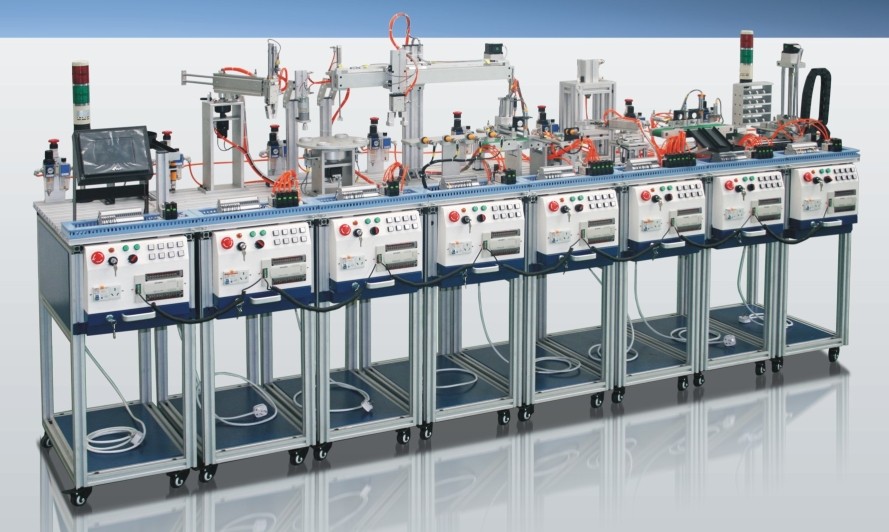 LG-MPS02型 八站模塊化柔性自動(dòng)化生產(chǎn)實(shí)訓系統