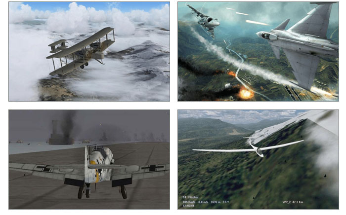 飛機駕駛模擬器軟件系統 飛行模擬軟件