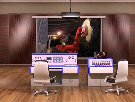 綜采工作面配套設備智能操作模擬裝置