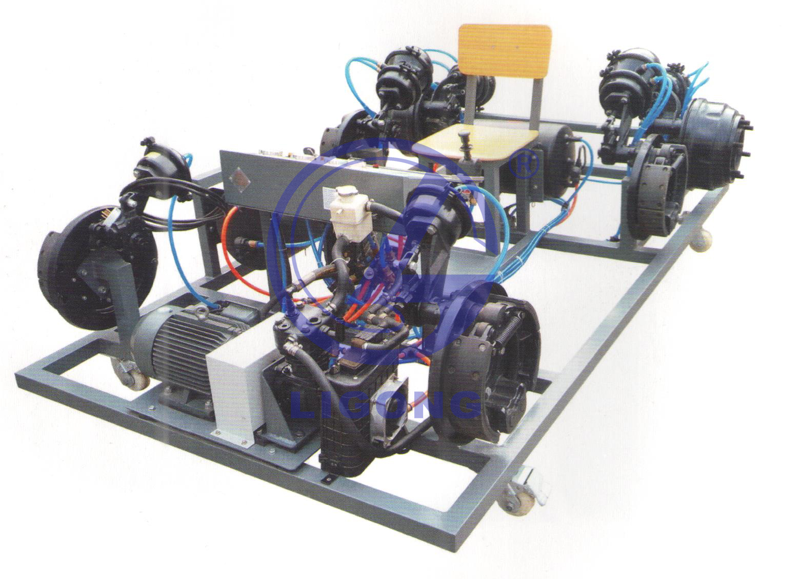 消防特種車(chē)輛氣壓制動(dòng)系統訓練平臺