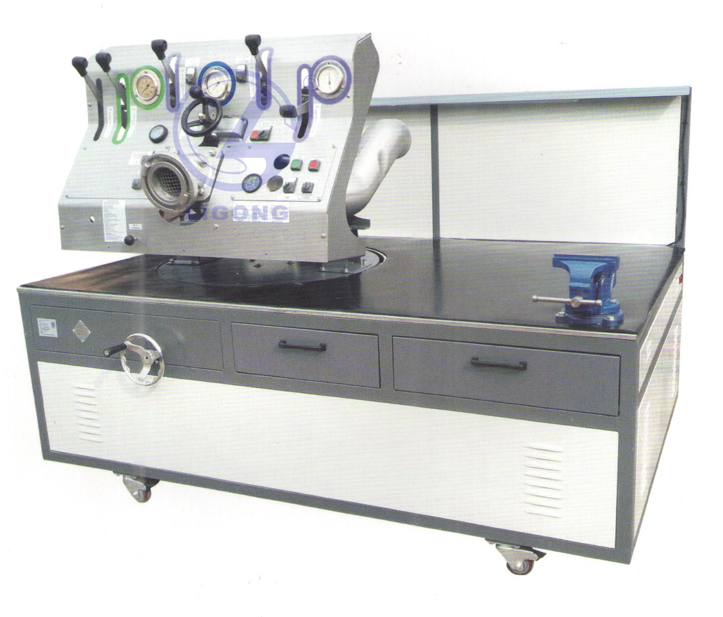 消防特種車(chē)輛車(chē)載消防泵拆裝平臺(中低壓)