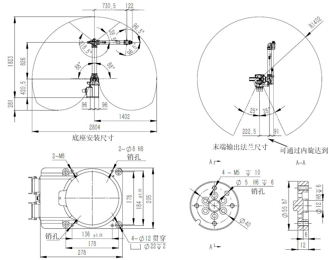 工業(yè)機器人參數圖