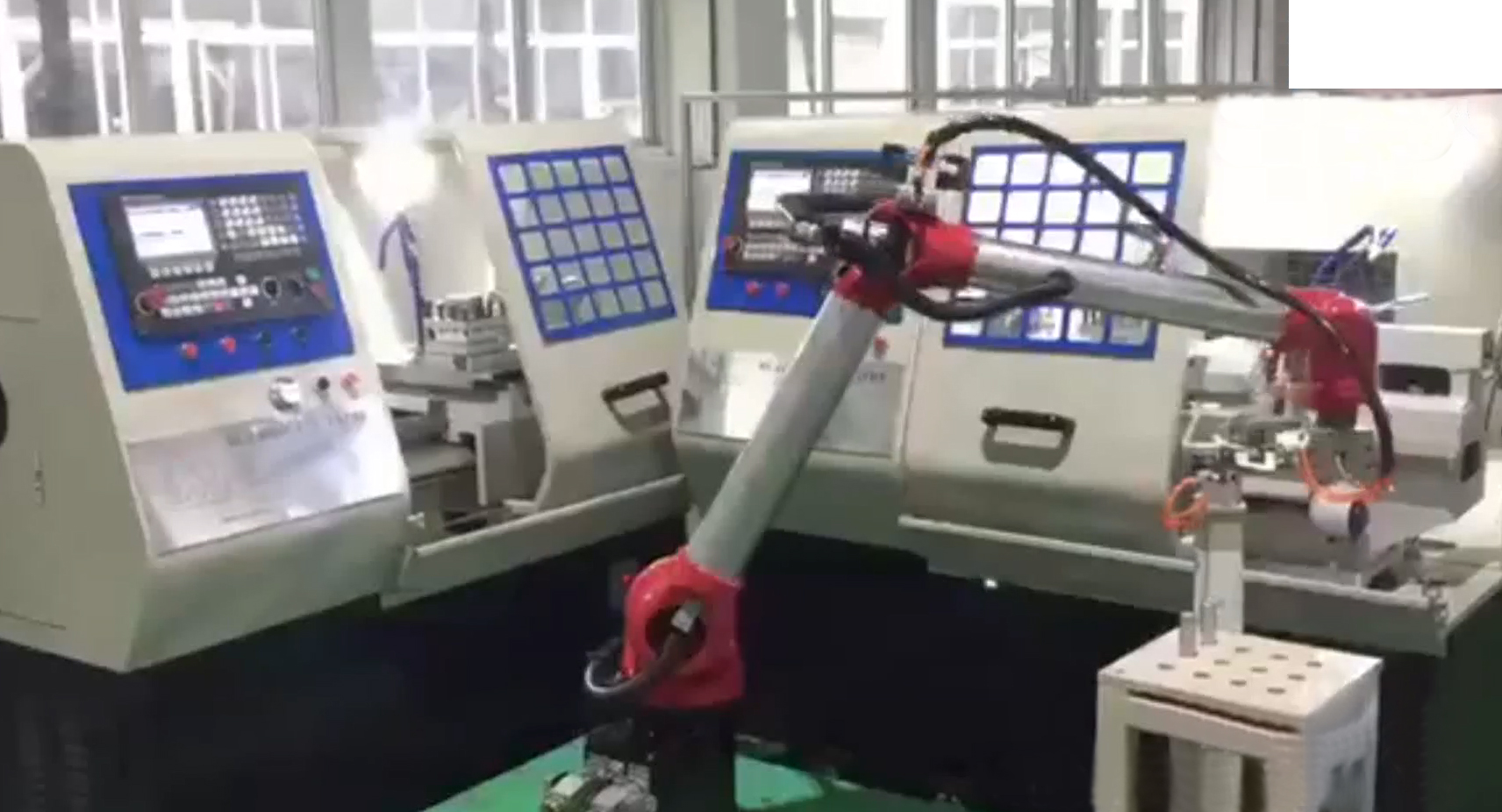 工業(yè)機器人機床上下料