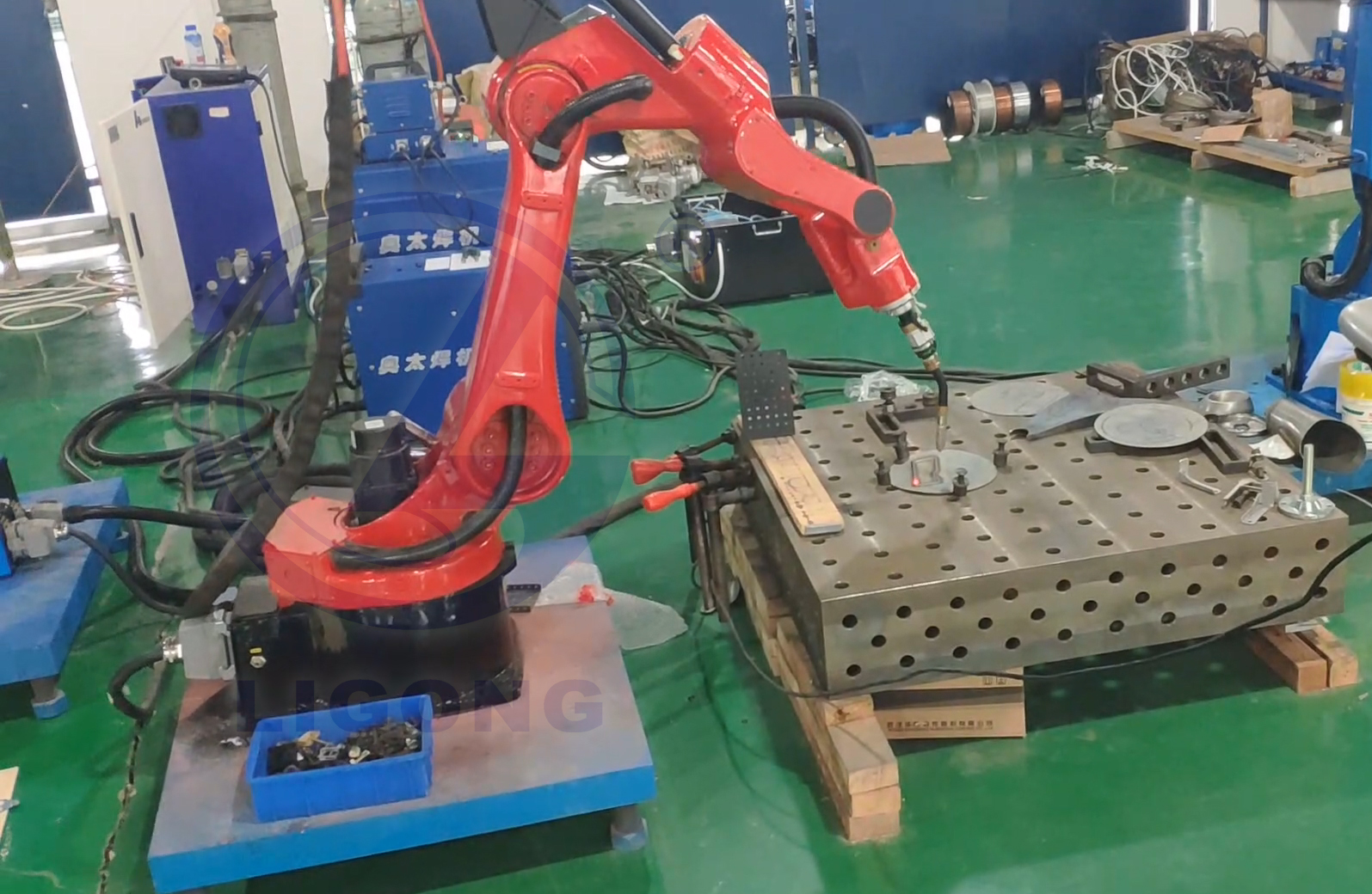 焊接工業(yè)機器人實(shí)訓平臺