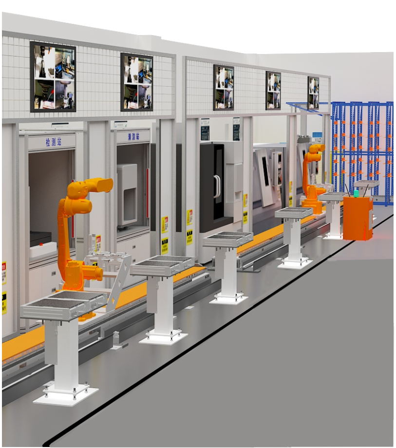 LGJ-SJ16智能機器人個(gè)性化定制多智能體生產(chǎn)線(xiàn)