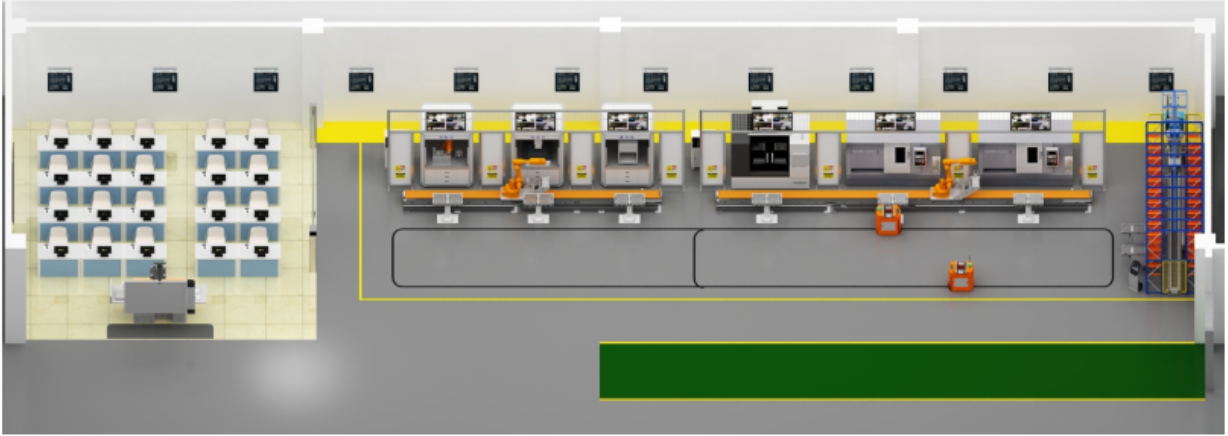 LGJ-SJ16智能機器人個(gè)性化定制多智能體生產(chǎn)線(xiàn)