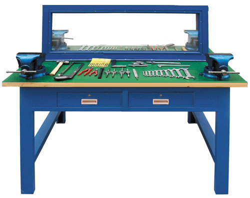 鉗工技能實(shí)訓平臺(雙面四工位)