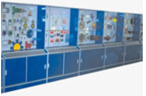 機械基礎陳列柜(10個(gè)分柜,帶智能語(yǔ)音講解)